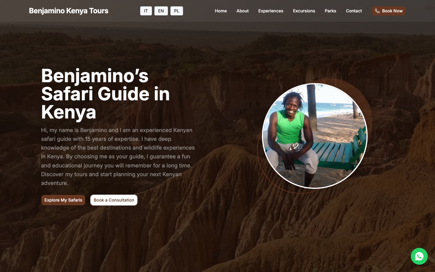 Benjamino Kenya Tours screenshot